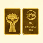 Gold Bar Flower in Hands 995